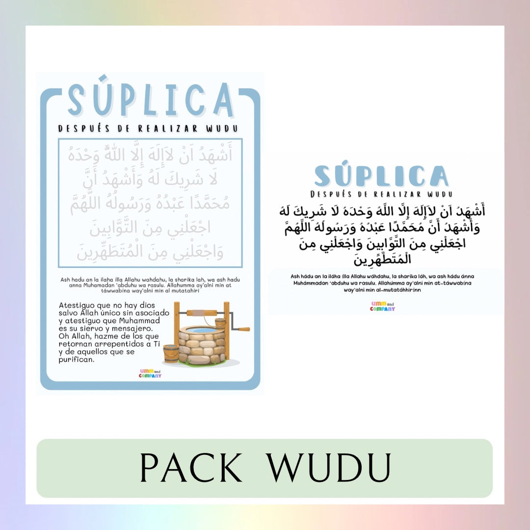 PACK WUDU (ABLUCIÓN MENOR)