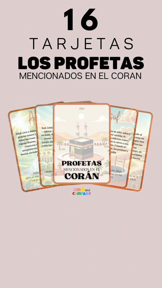 TARJETAS PROFETAS DEL CORAN (digital - PDF)